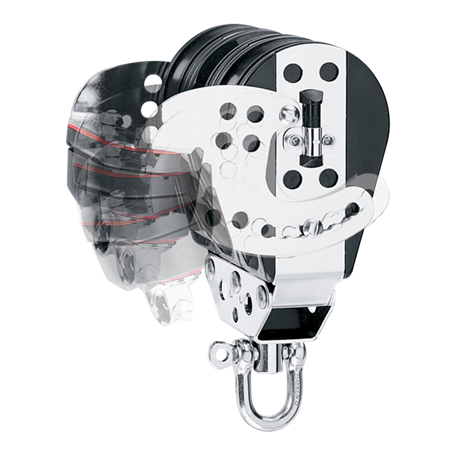76mm Fiddle Midrange Hexaratchet® Block - Becket, Cam Cleat