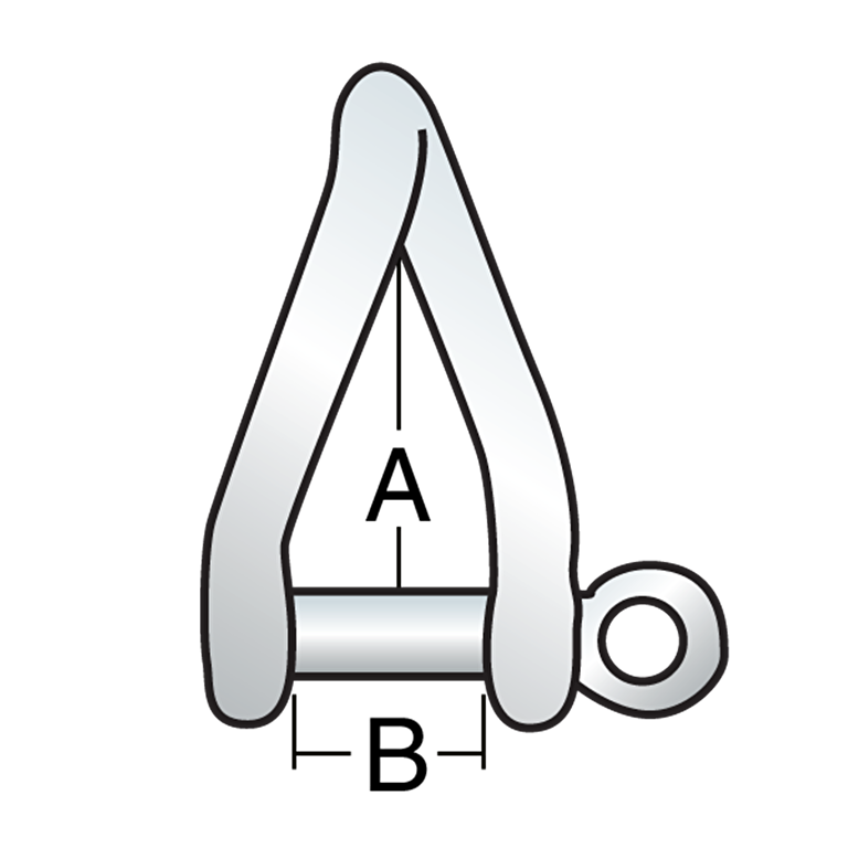 8mm Twist Shackle