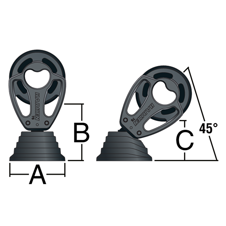 57mm Aluminum Stand-up Block