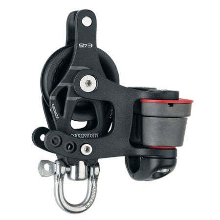 45mm Aluminum Element Block - Swivel, Becket, Cam Cleat