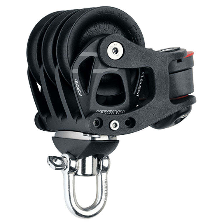 60mm Aluminum Element Triple Block - Swivel, Cam Cleat