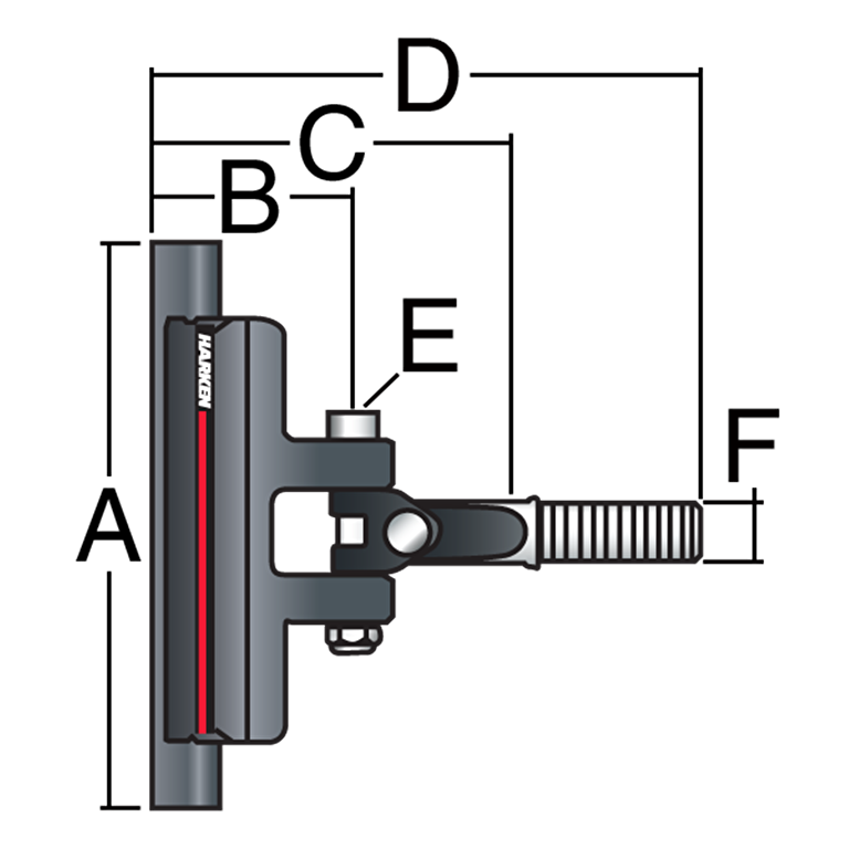 22mm CB Battcar - Long Car, 12 mm Stud