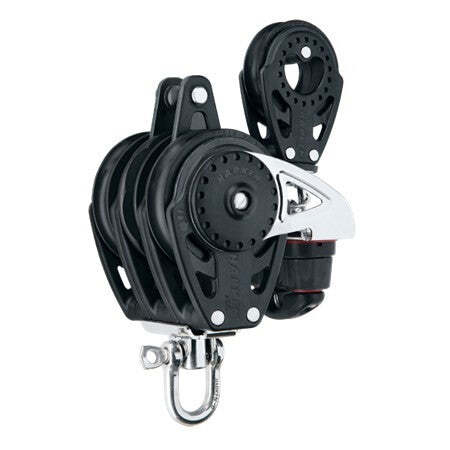 75mm Triple Ratchamatic® Block - Swivel, Becket, Cam Cleat, 57 mm Block