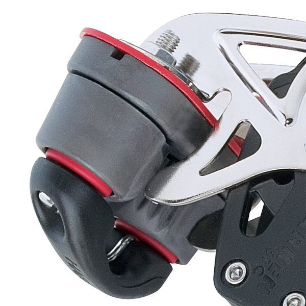 75mm Fiddle Ratchet Block - Swivel, Cam Cleat