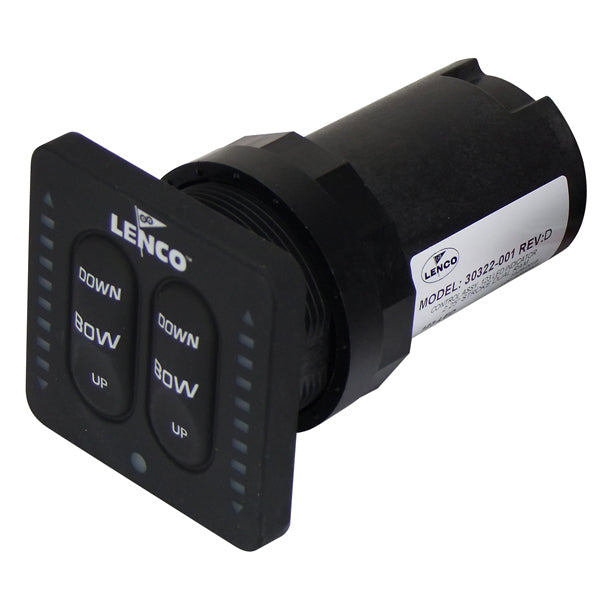 Lenco Trim Tab Switch Kit - LED Indicator Integrated