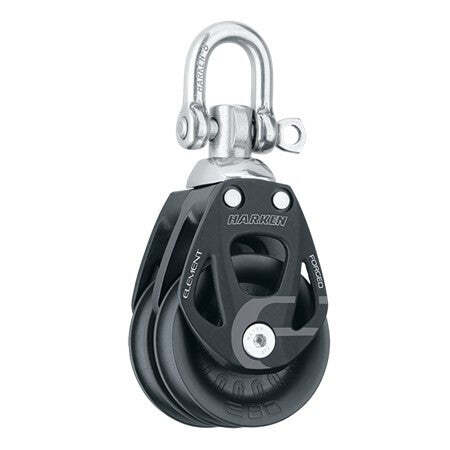 80mm Aluminum Element Double Block - Swivel
