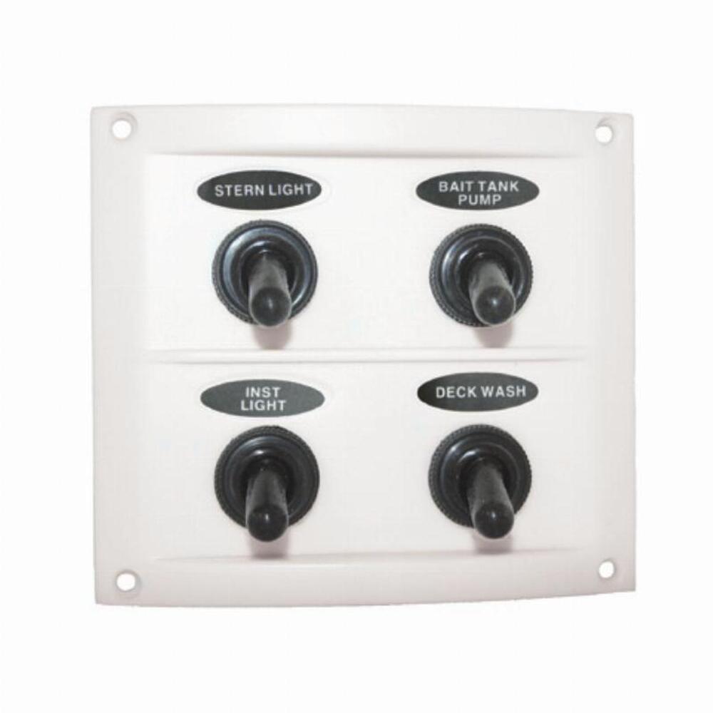Splashproof Switch Panel White
