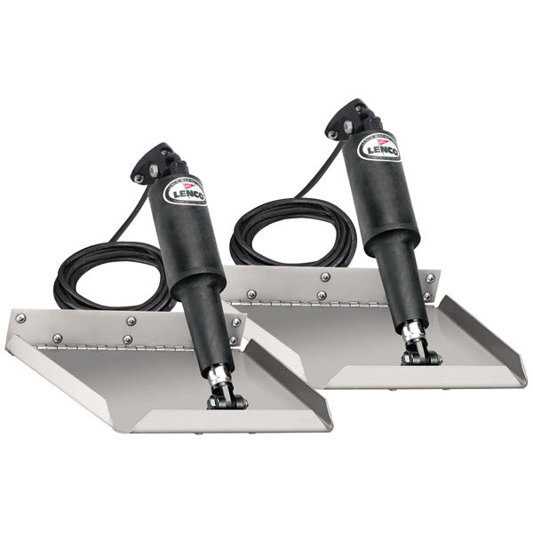 Lenco Edge Trim Tab Electro Polished Kit