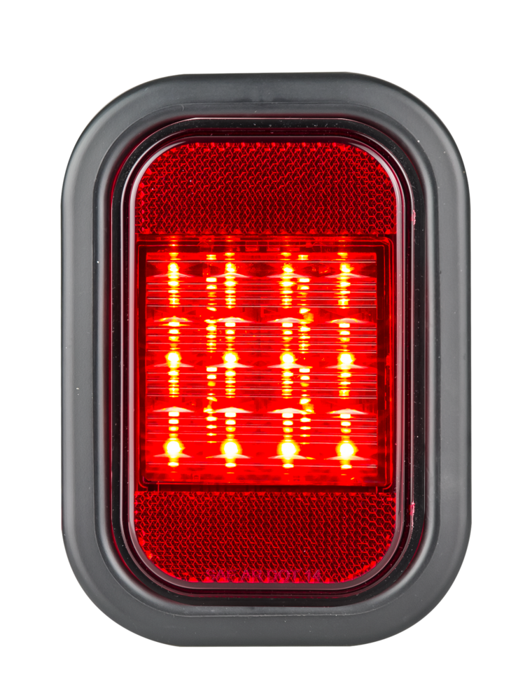 Single Function Recess Mount - Red - 134 Series