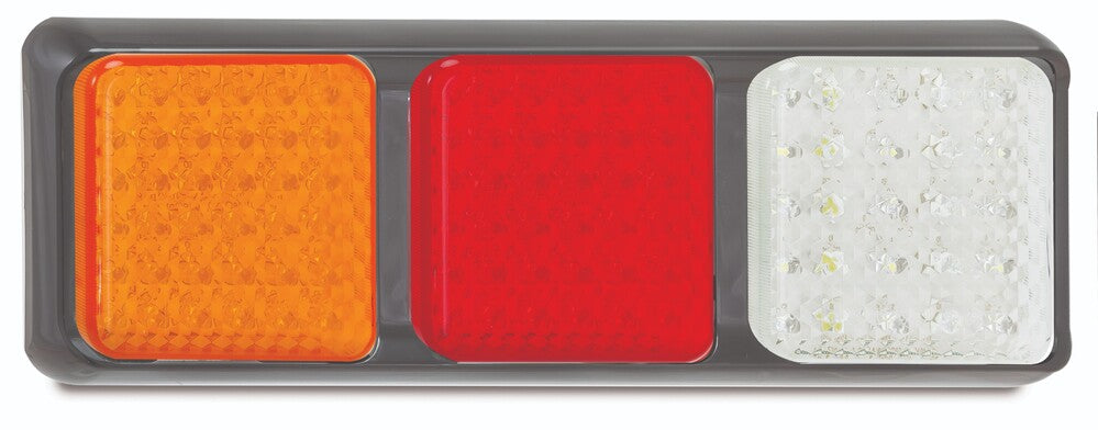 Triple Rear Lamp - Amber-Red-White - 80 Series