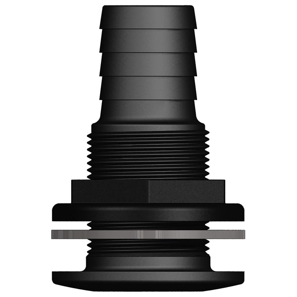 Tru Design Hose Tail Skin Fittings Black