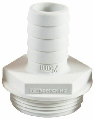 TruDesign® AquaValve Hose Tail Straight White