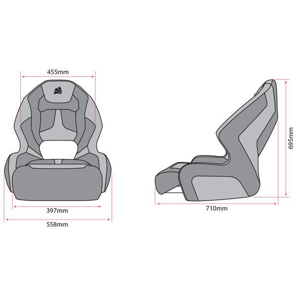 Relaxn Seat Mako Series Premium Bucket